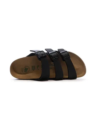 Sandales Noires Femme Birkenstock Arizona Papflex 4