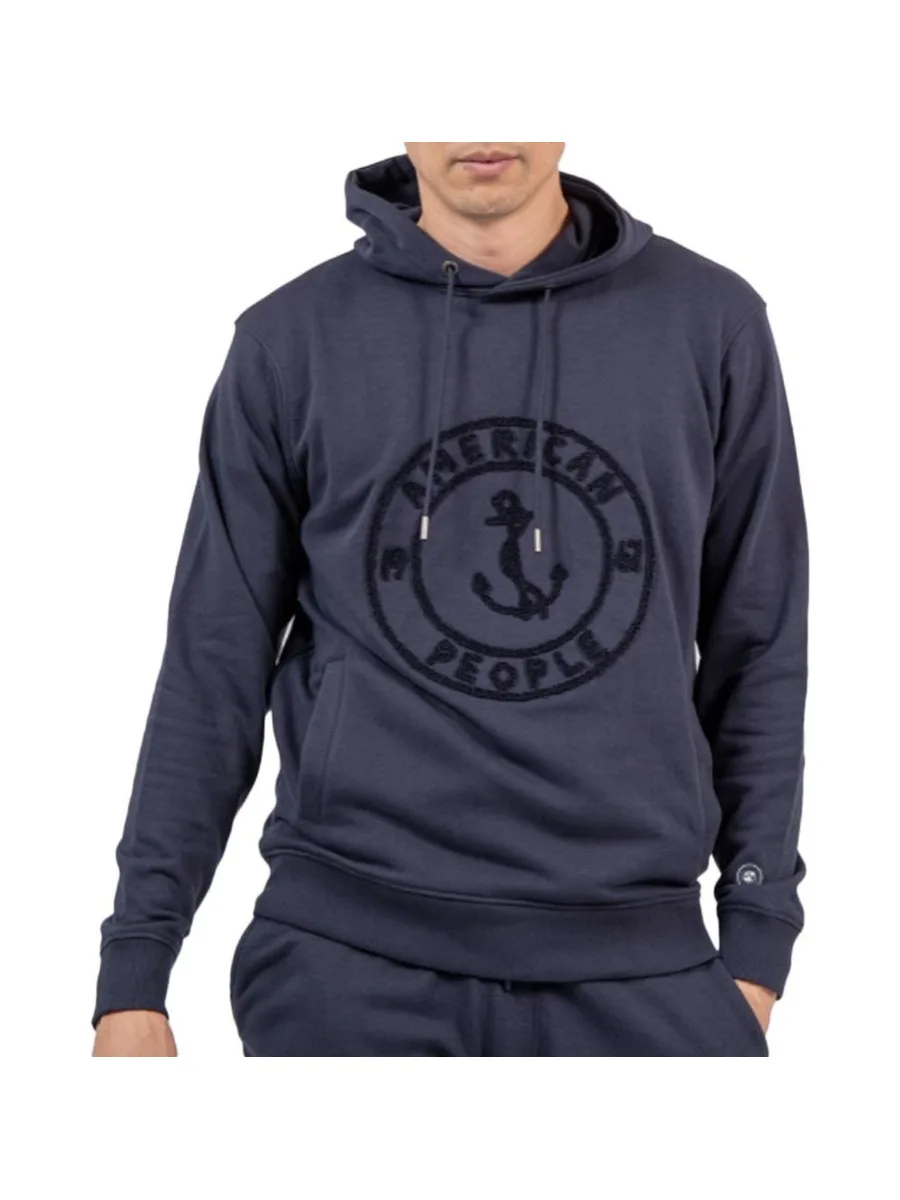 Sweat Marine Homme American People AS24 2