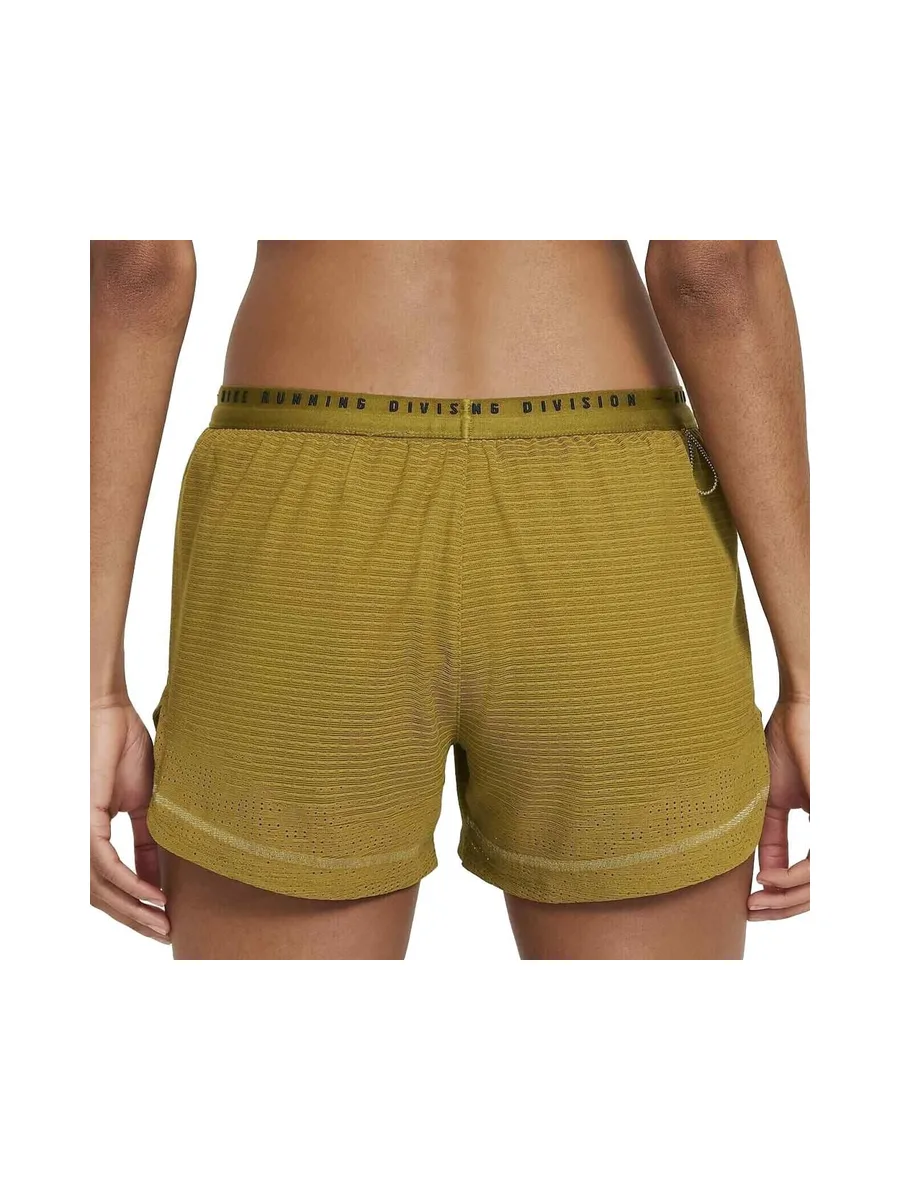 Short de sport Doré Femme Nike Run Division 2