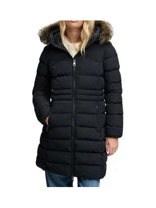 Doudoune Noie Femme Superdry Hood 1