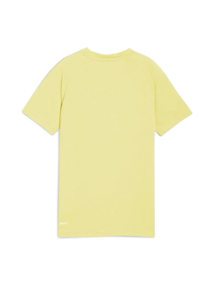 T-Shirt Jaune Garçon Puma Evostripe 3