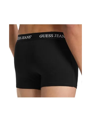 X3 Boxers Noir Homme Guess Trunk 2