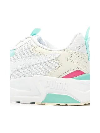 Baskets Blanches/Bleu/Rose Homme Puma Trinity Lite 7