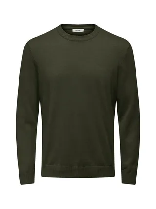Pull Kaki Homme Only & Sons Holger 1