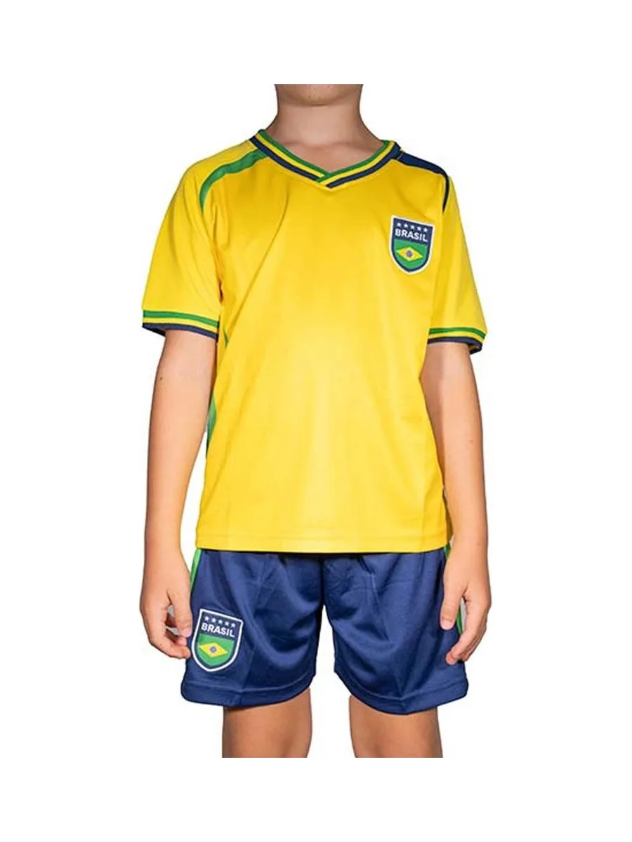 Brésil Mini-Kit Supporter Jaune Sport Zone 1