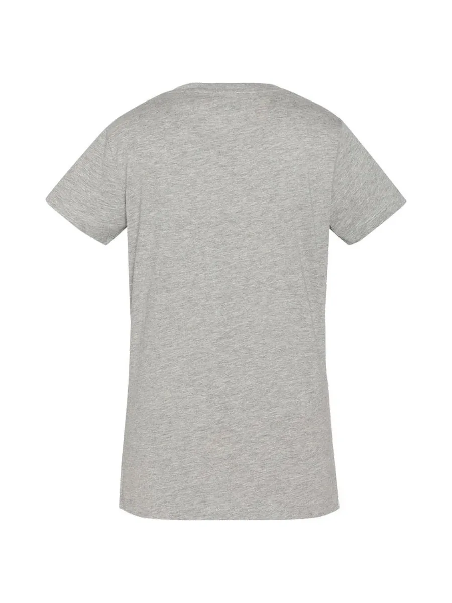 T-Shirt Gris Femme Schott TSBRODEDW 3