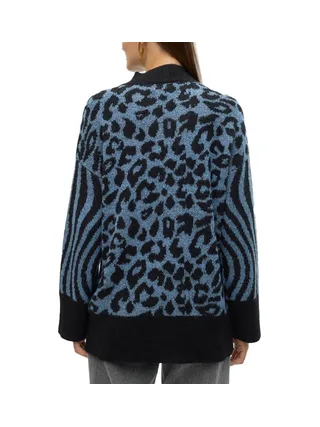 Pull Noir/Bleu Femme Vero Moda Mars 2