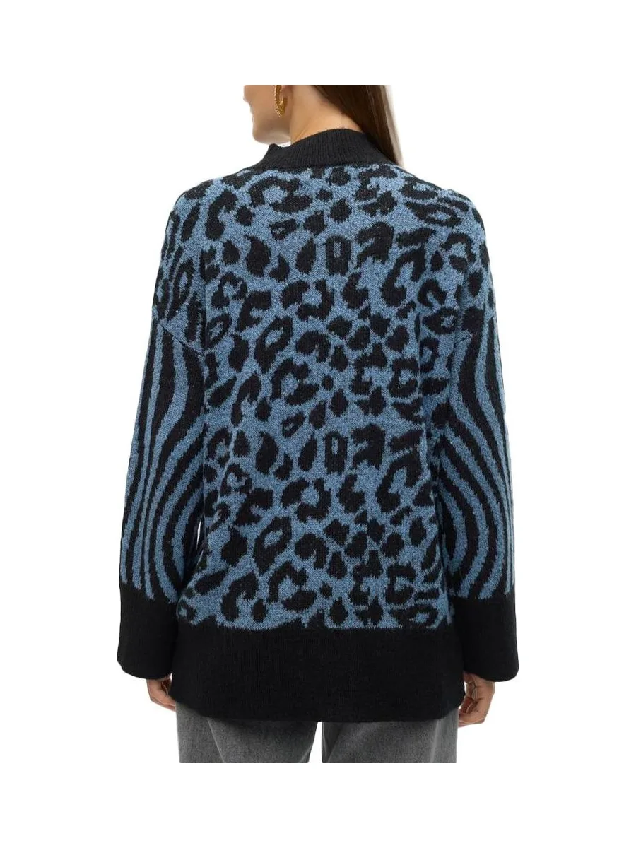 Pull Noir/Bleu Femme Vero Moda Mars 3