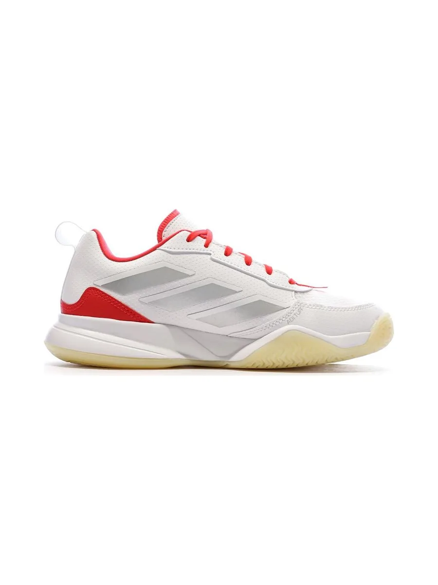 Chaussures de Tennis Blanc/Rouge Femme Adidas Avaflash 3