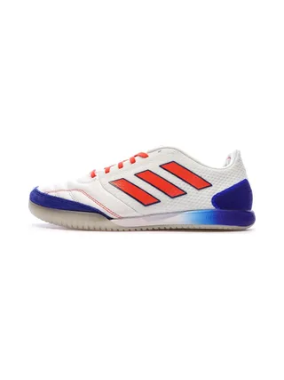 Chaussures de Futsal Blanches/Bleu Homme Adidas Sala 1