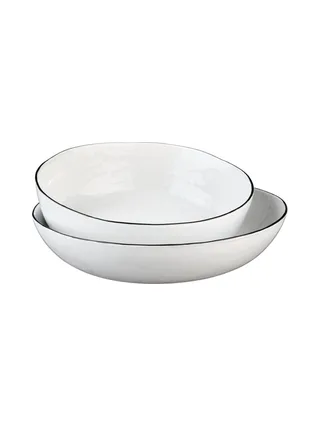 Corbeille à fruit PURE Ø29cm et Ø33,5cm - 2 pièces - Blanc Neige 3