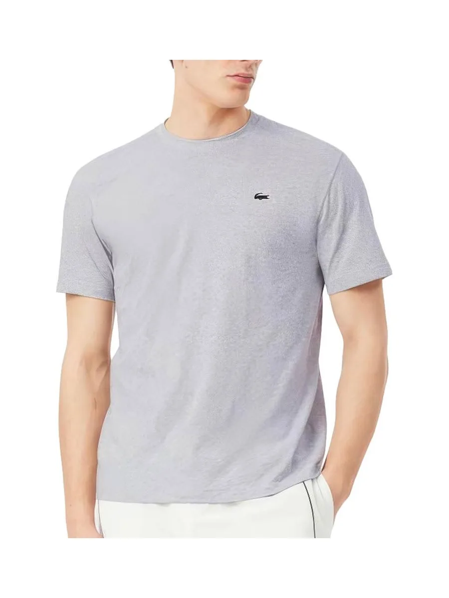 T-shirt Gris Clair Homme Lacoste TH7618 2