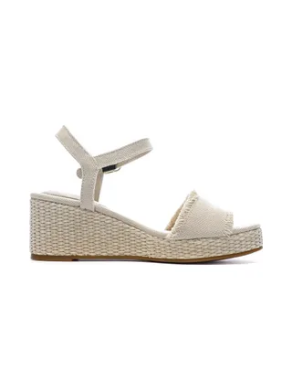 Sandales à Talons Beige Femme Tommy Hilfiger Wedgeee 2