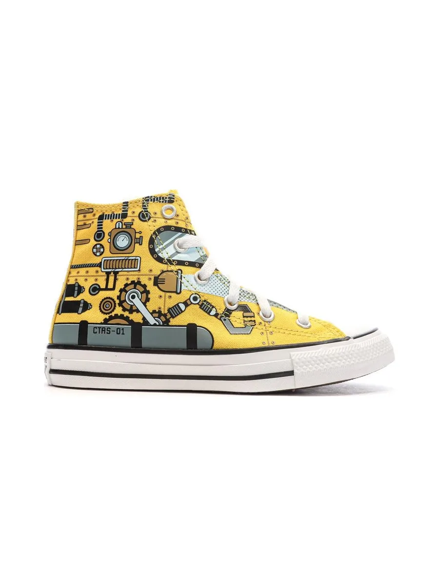 Baskets Jaunes Garçon Converse Chuck Taylor All Star 3