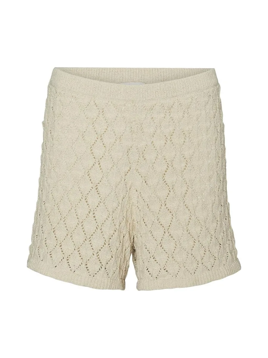 Short Crochet Beige Vero Moda Evelyn 2