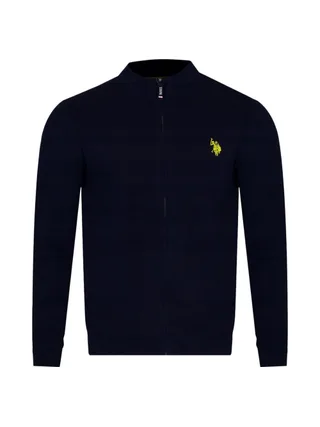 Veste Zippée Noir/Jaune Homme US Polo ASSN ALLY 1