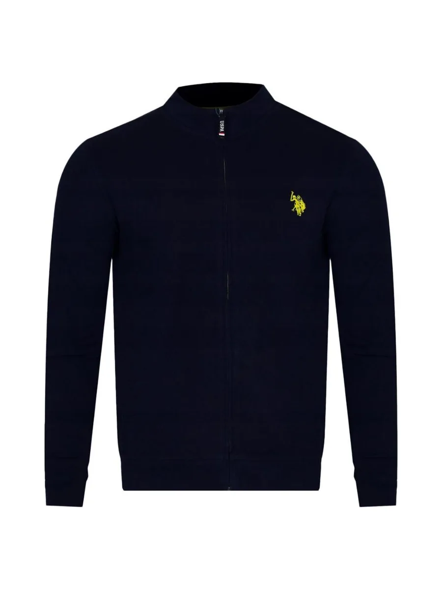 Veste Zippée Noir/Jaune Homme US Polo ASSN ALLY 2