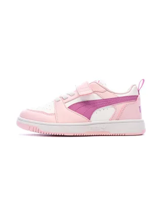 Baskets Rose Pale Fille Puma Rebound 1