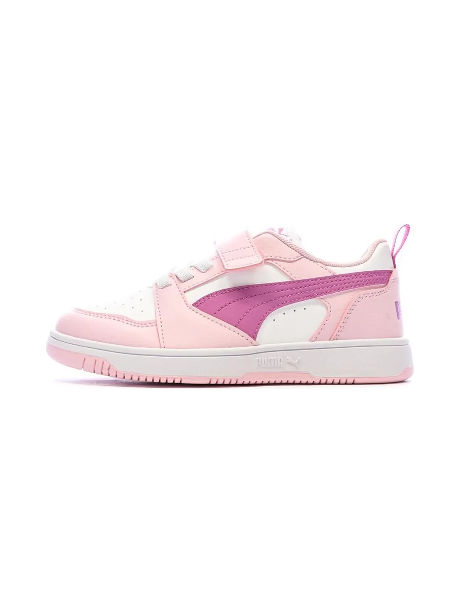 Baskets Rose Pale Fille Puma Rebound 2