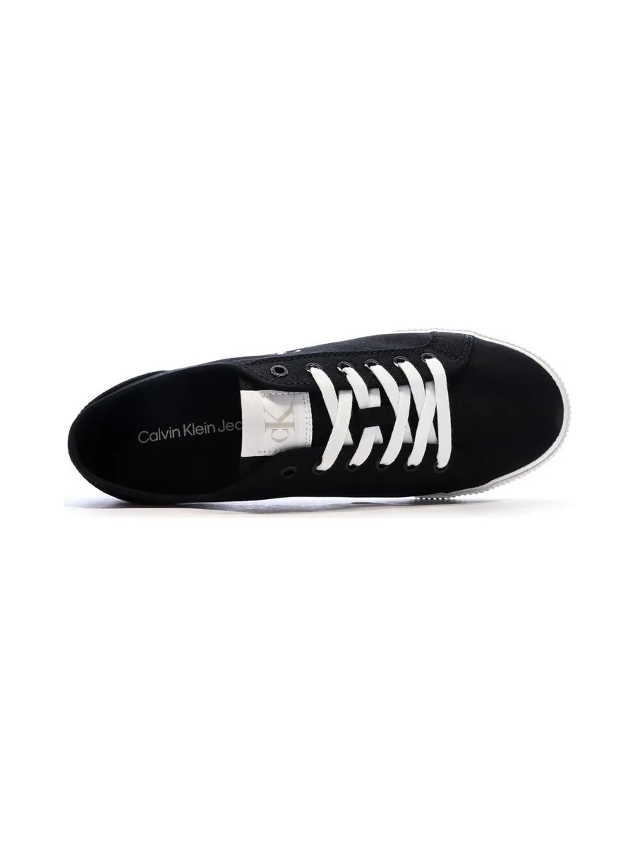 Baskets Noir/Blanc Homme Calvin Klein Jeans Ess Vulc Low 5