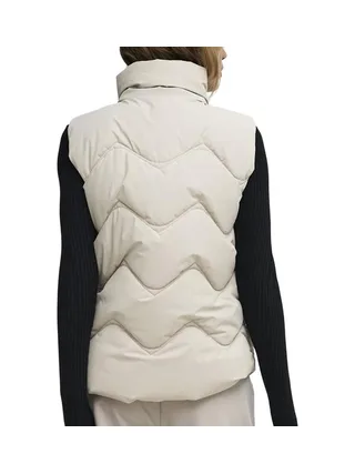 Doudoune sans manches Beige Femme JDY Power 2