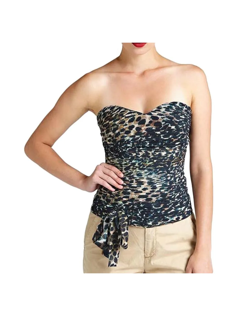Top Bustier Léopard Femme Guess Saskia 2