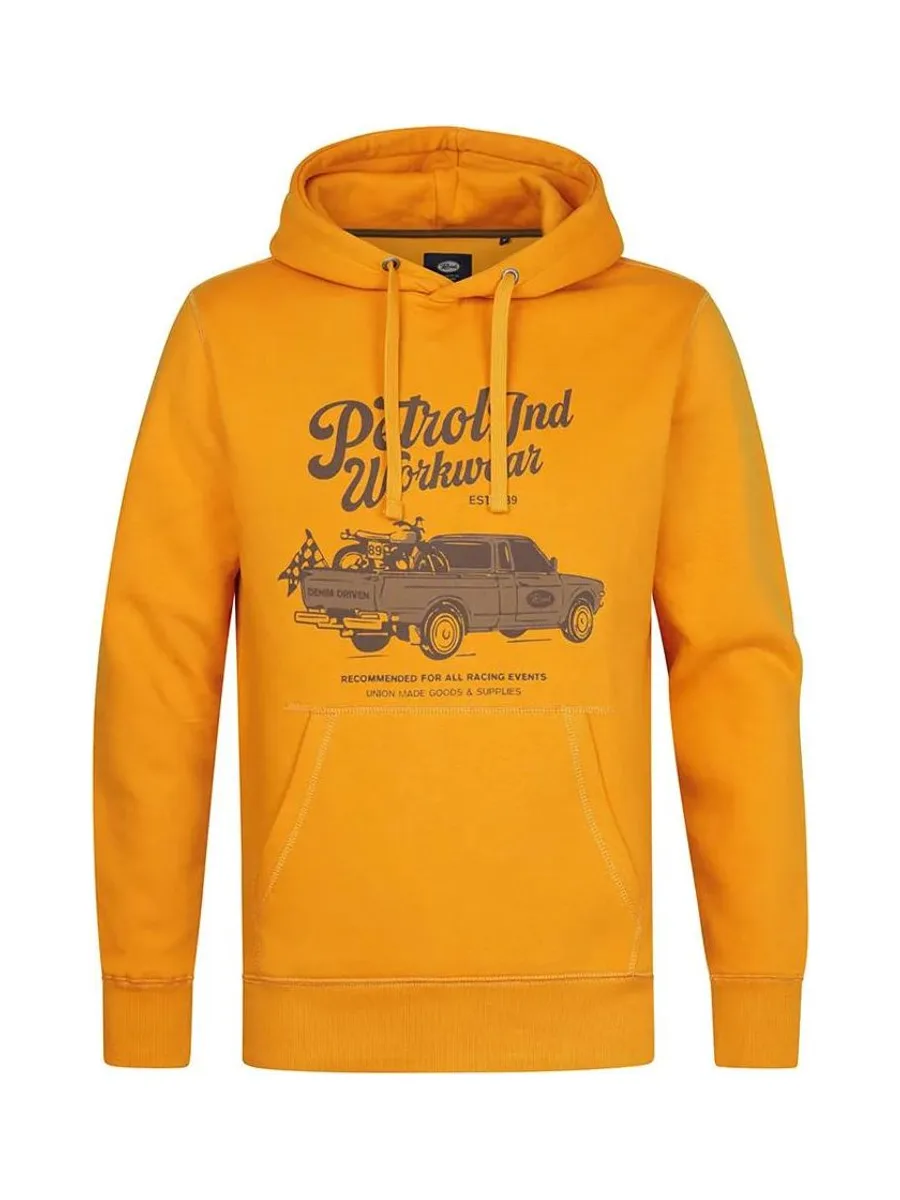 Sweat à Capuche Jaune Homme Petrol Industries Hoode 2