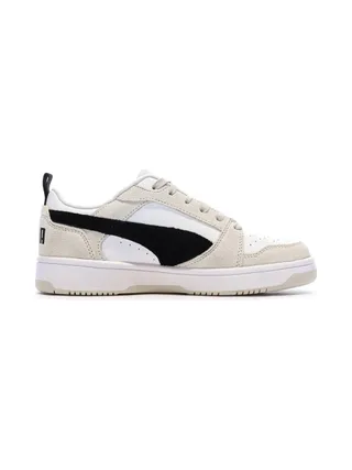 Baskets Blanches/Noires/Beige Mixte Puma Caven 2.0 2