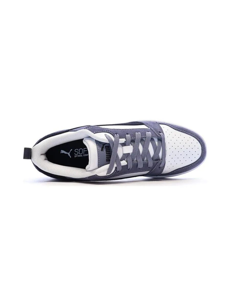 Baskets Blanches/Noires/Bleu Mixte Puma Caven 2.0 5