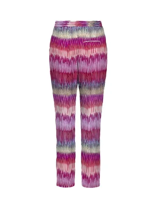 Pantalon Rose/Marine à Motifs Femme Only 15222230 2