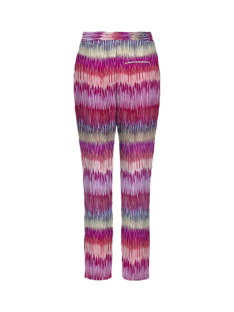 Pantalon Rose/Marine à Motifs Femme Only 15222230 3
