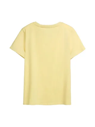 T-shirt Jaune Fille Teddy Smith Ribelles 2