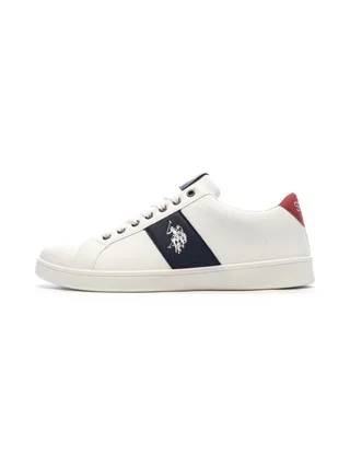 Baskets Blanches/Marines Homme US Polo ASSN Sneaker 1