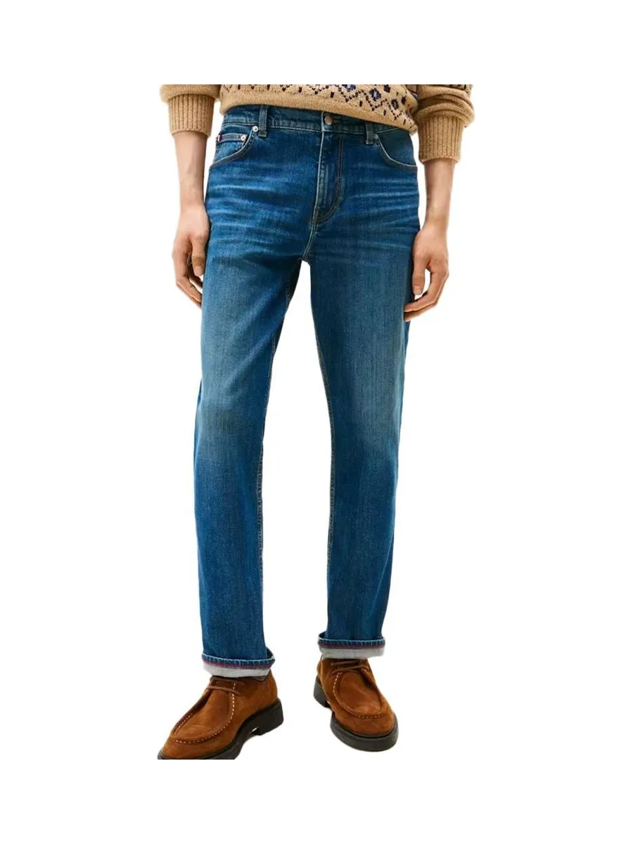 Jean Droit Bleu Homme Tommy Hilfiger Denton MW0MW40566 2