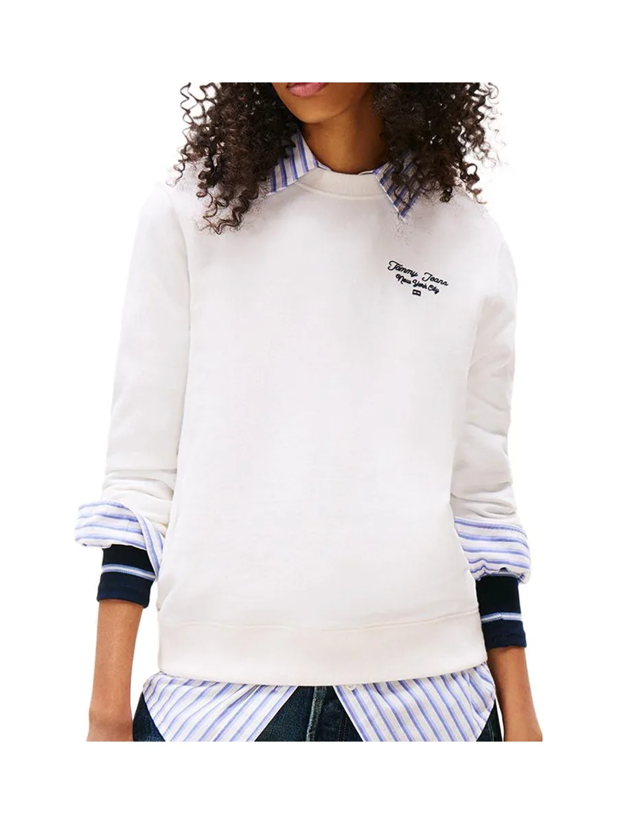 Sweat Blanc Femme Tommy Hilfiger 21960 1