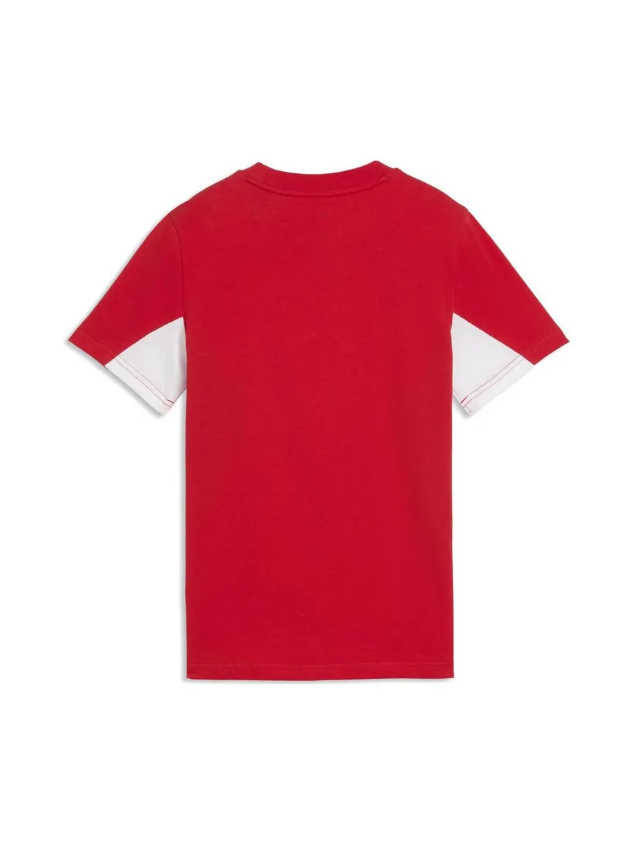 T-Shirt Rouge Garçon Puma Ess Block 3