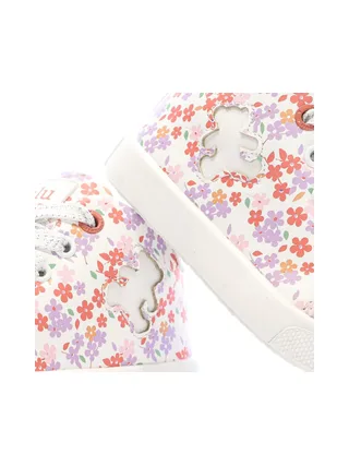 Baskets Blanc/Rose Fille Lulu Castagnette Lenaig Bottillon 7