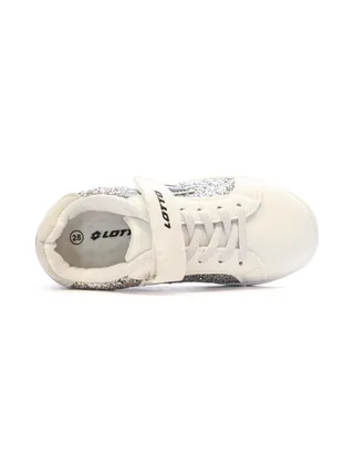 Baskets Blanches Fille Lotto Plaisance 4