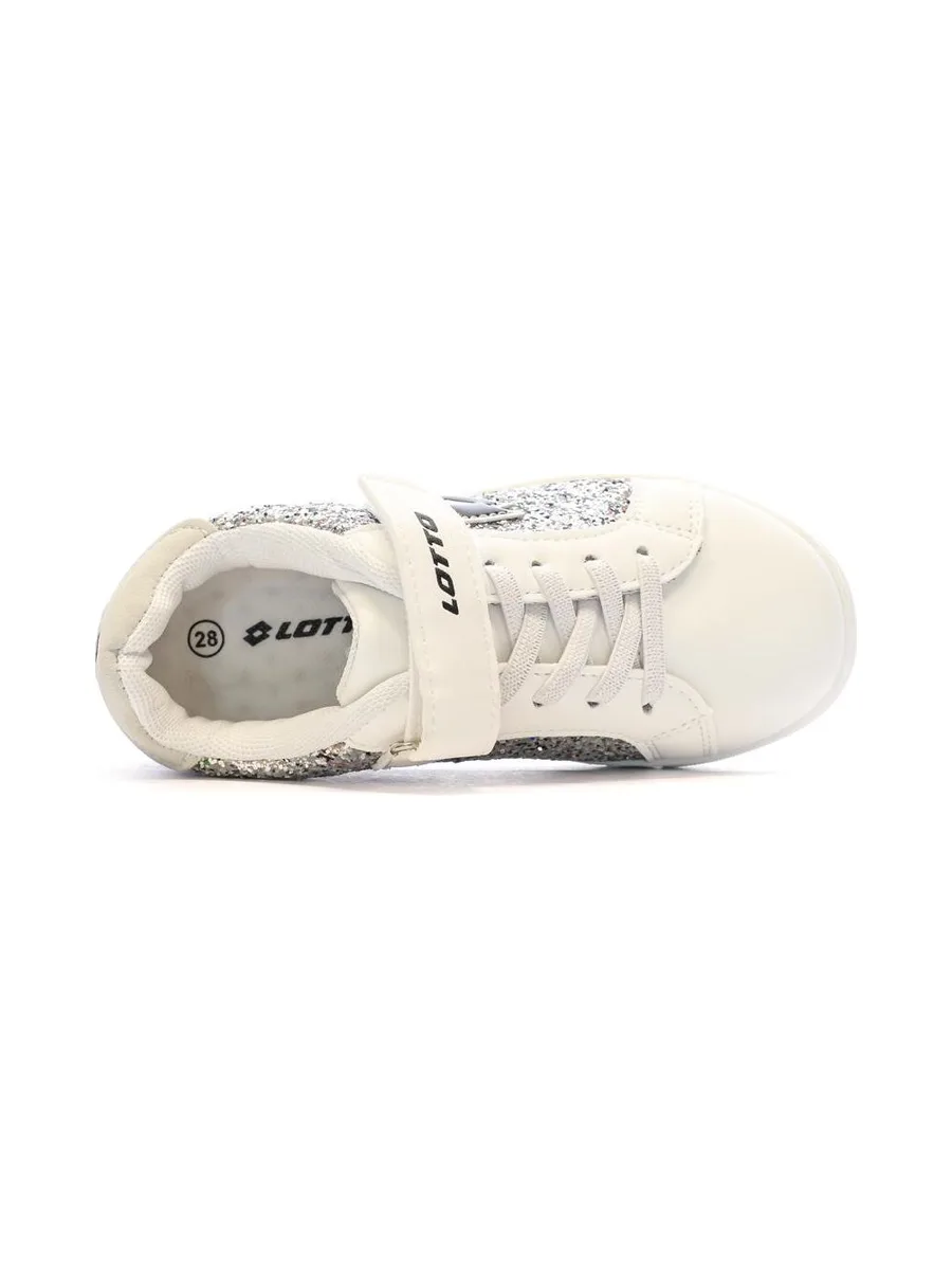 Baskets Blanches Fille Lotto Plaisance 5
