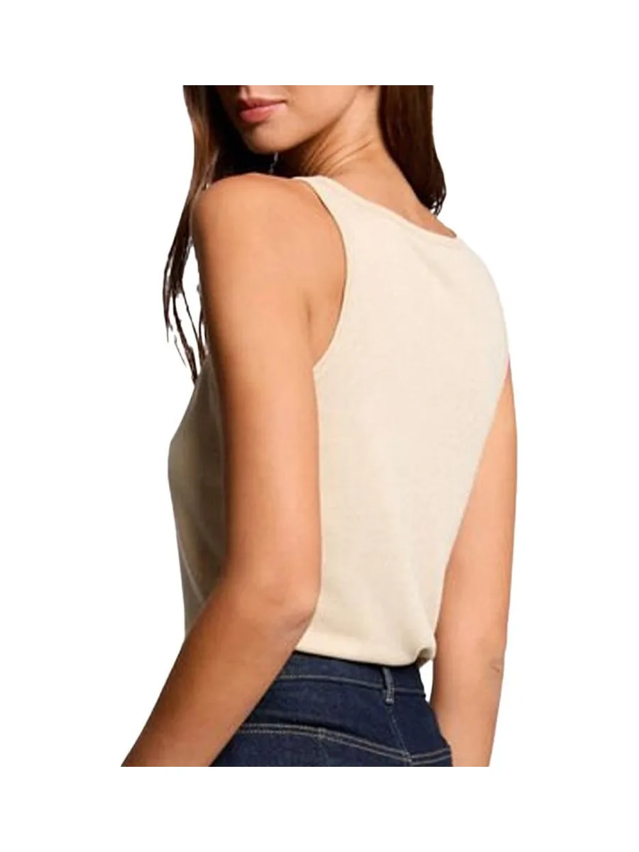 Débardeur Beige Femme Morgan Fil 3