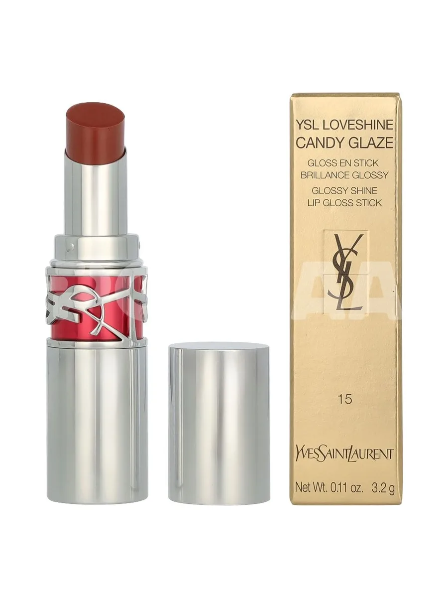 YSL Loveshine Candy Glaze Lipstick 3.2g - #15 Showcasing Nude 1