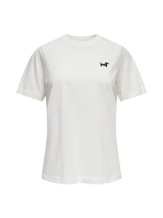T-Shirt Blanc Femme JDY Teckel 1