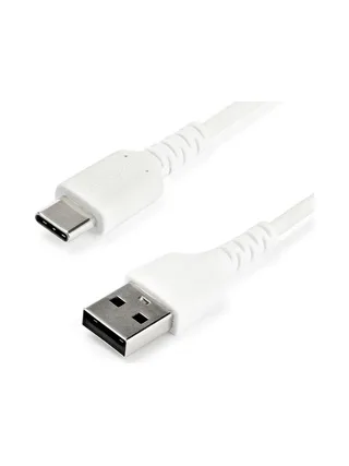 Cable White USB 2.0 to USB C Cable 2m 1