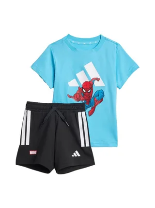 Ensemble Bleu/Noir Garçon Adidas JC6259 1