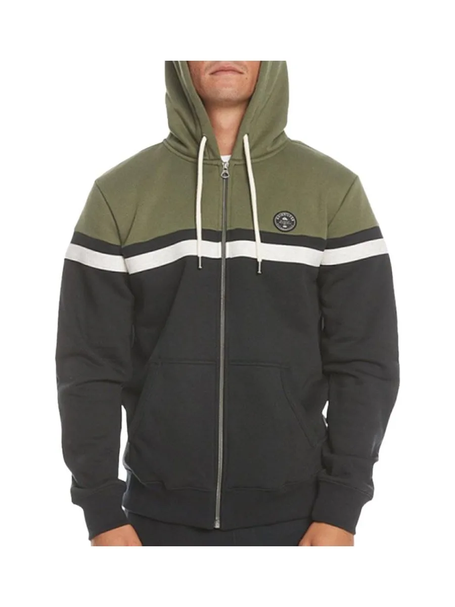 Sweat Noir/Kaki/Blanc Homme Quiksilver Surf 2
