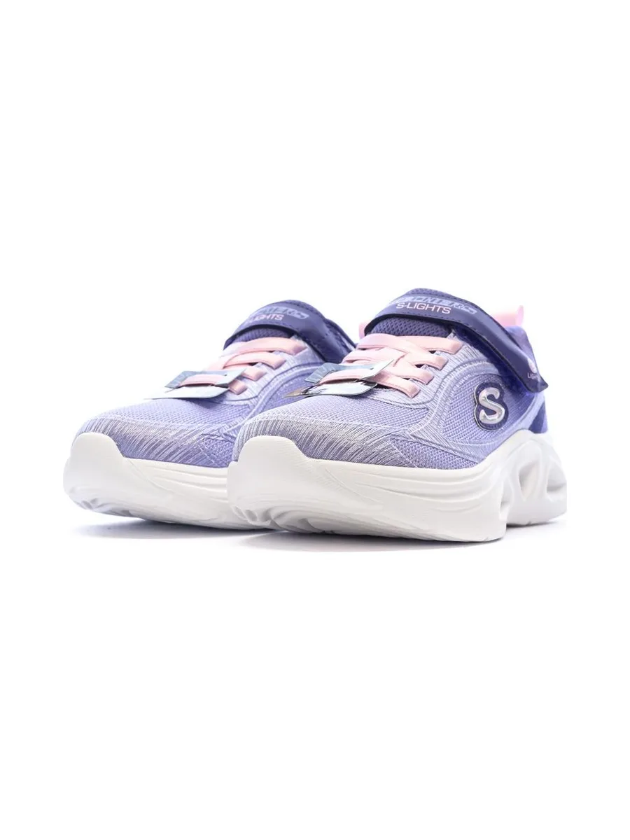 Baskets Mauves Fille Skechers Sola Glow 7