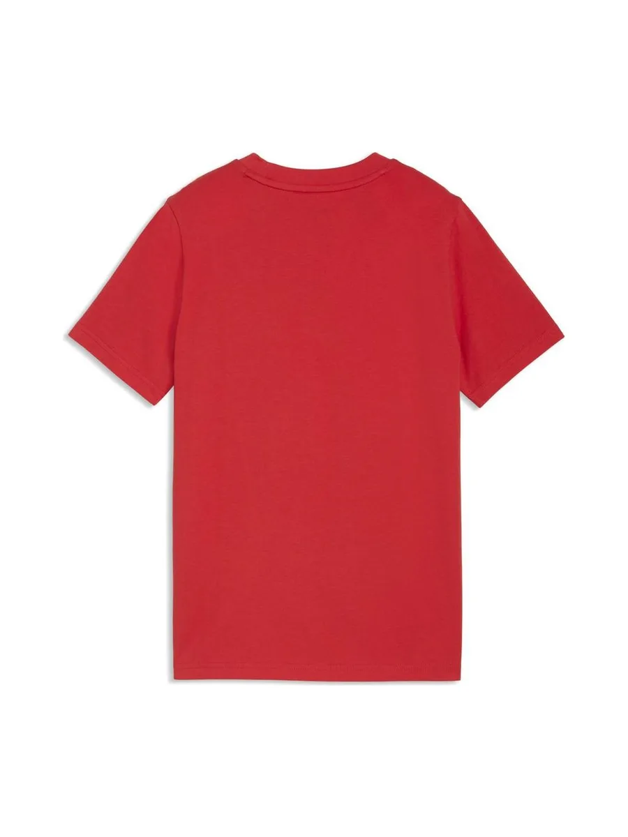 T-Shirt Rouge Garçon Puma Small 3