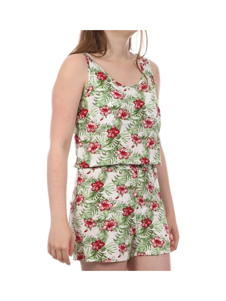 Combishort Blanche/Verte Femme Vero Moda Easy 2