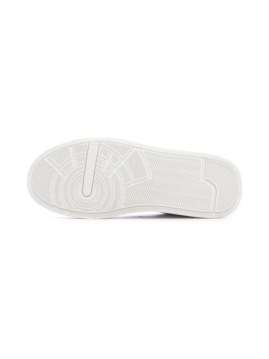 Baskets Blanches/Beiges Homme Tommy Hilfiger Court 6