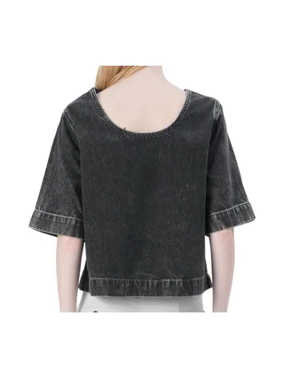 Blouse en Jean Noir Femme Only Gigi 2